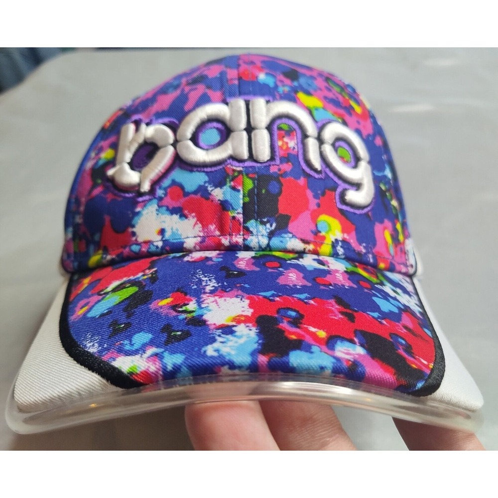 BANG ENERGY DRINK Men One Size Multicolor Paint Abstract Light Up Snapback‎ Cap - Picture 4 of 15